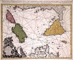 Incisione in rame (cm. 43,5 x 50) di A. Rizzi Zannoni 1762 Incisione in rame (cm. 43,5 x 50) di A. Rizzi Zannoni 1762